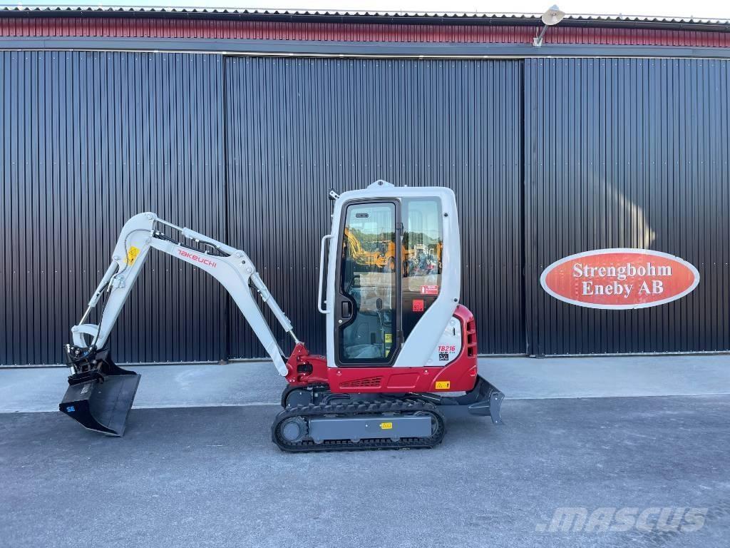 Takeuchi TB 216 Mini pelle < 7t