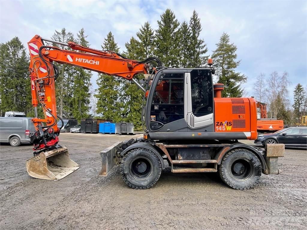 Hitachi ZX 145W-3 Pelle sur pneus