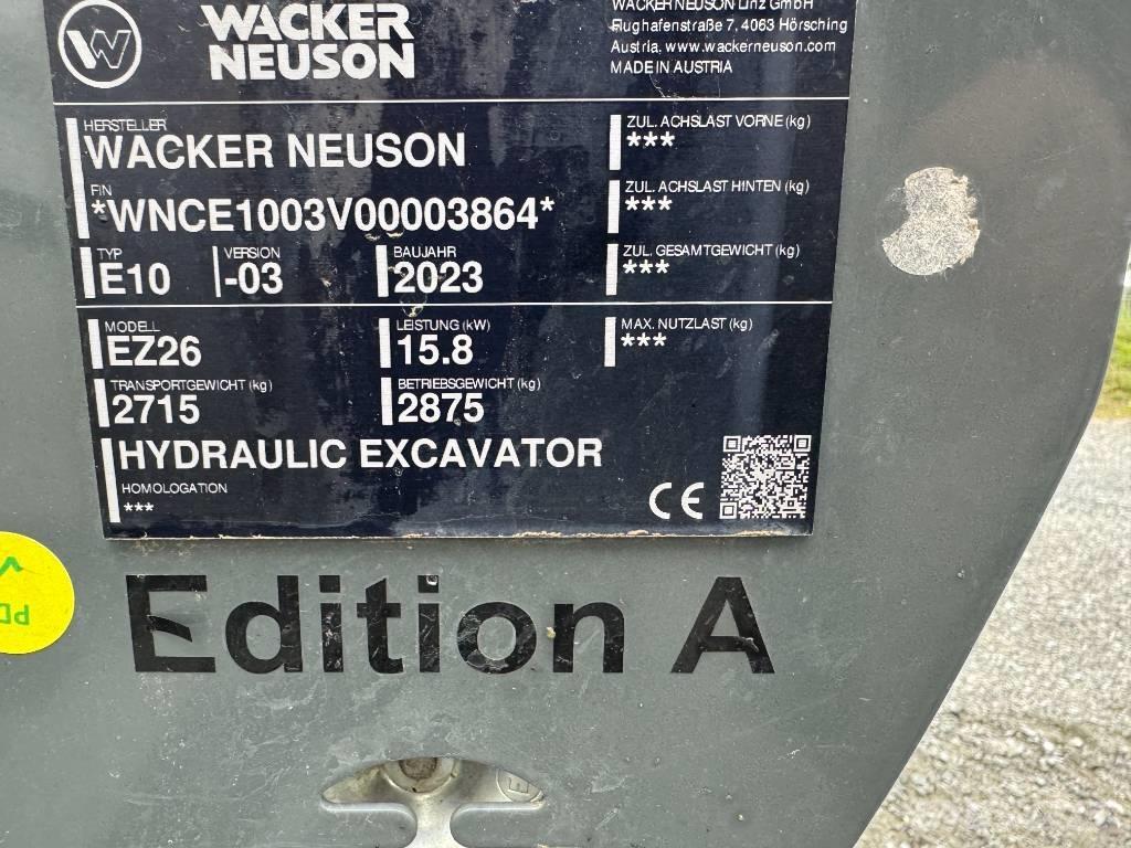 Wacker Neuson EZ26 Pelle sur chenilles