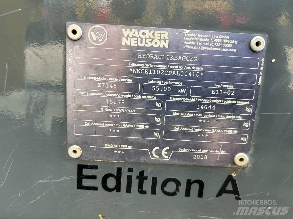 Wacker Neuson ET 145 Pelle sur chenilles