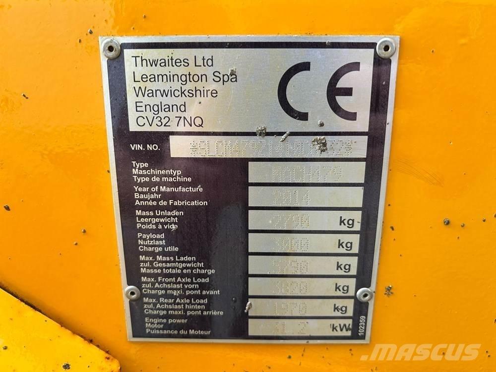 Thwaites 3T HTST Mini tombereau