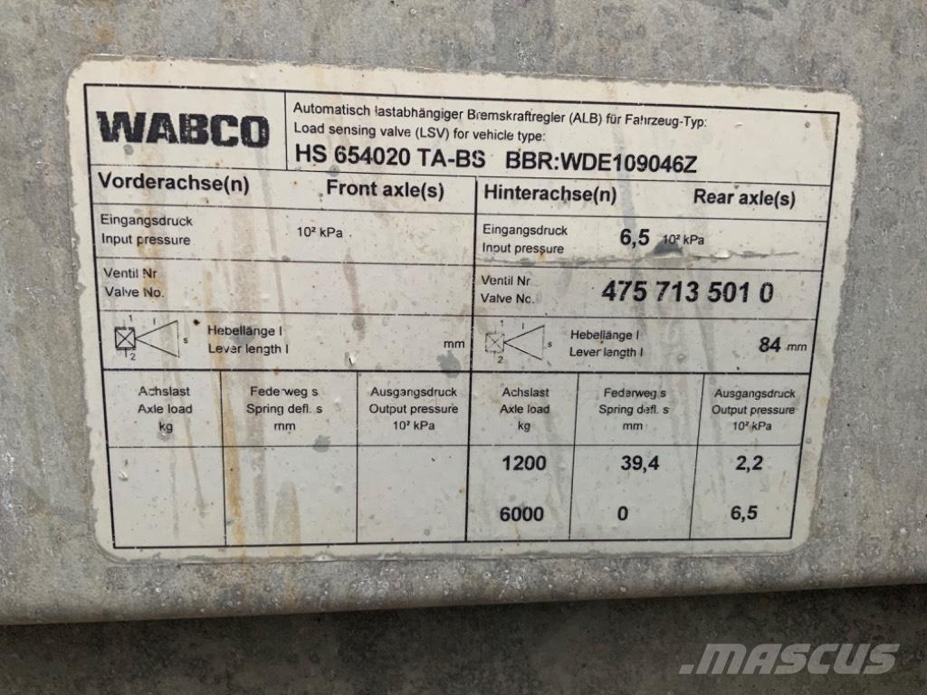Humbaur HS 6540 Remorque porte engin