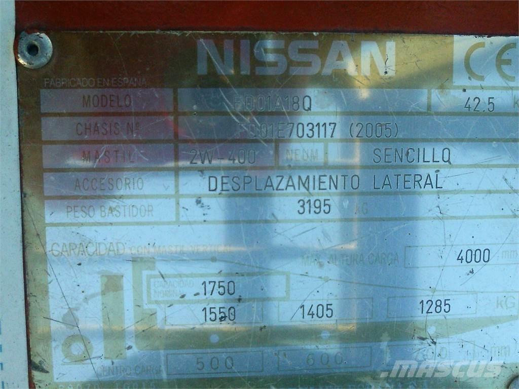 Nissan FD01A18Q Chariots diesel