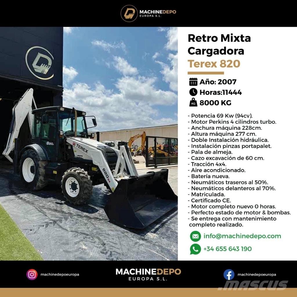 Terex 820 Tractopelle