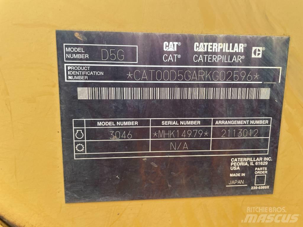 CAT D 5 LGP Bouteurs sur chenilles