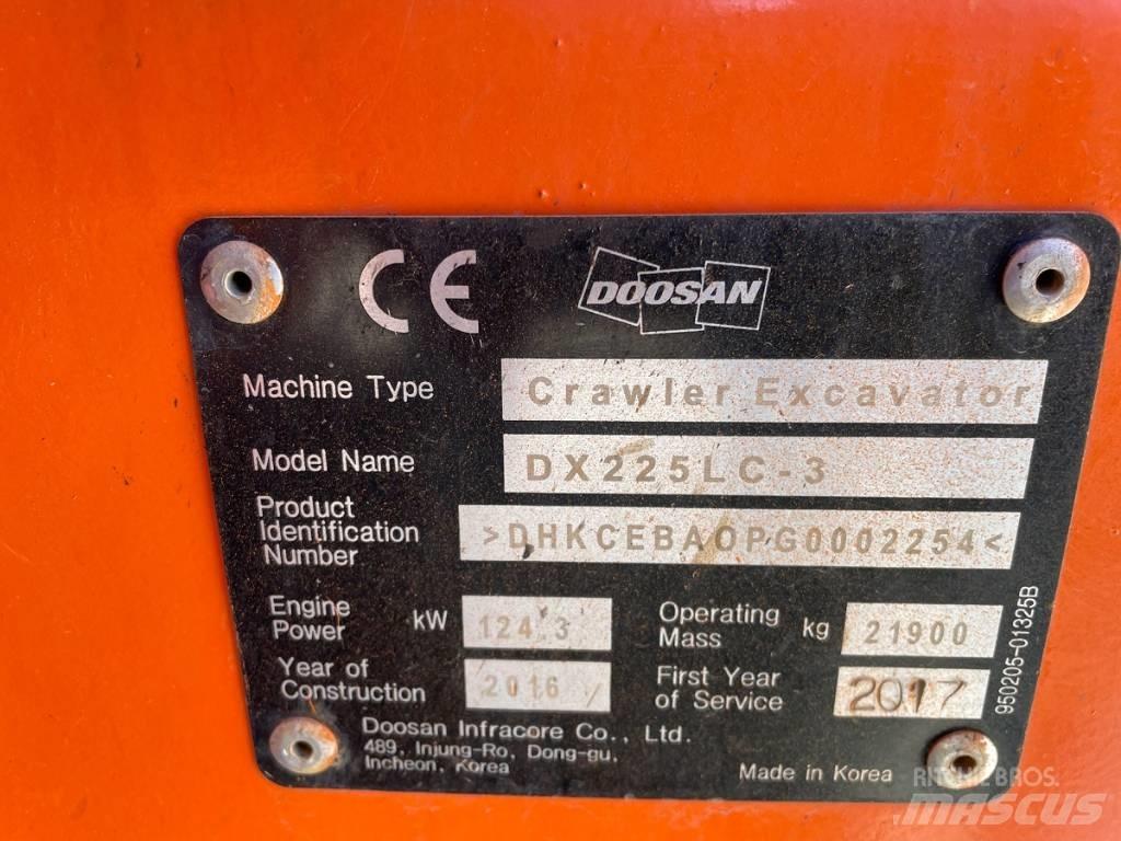 Doosan DX 225 LC-3 Pelle sur chenilles