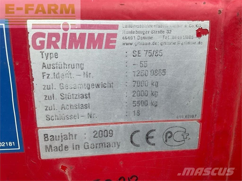 Grimme se 85-55 Moissoneuse de Pomme de Terre