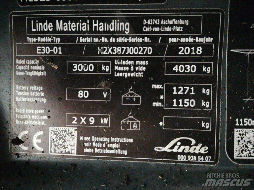 Linde E30-01 Chariots élévateurs électriques