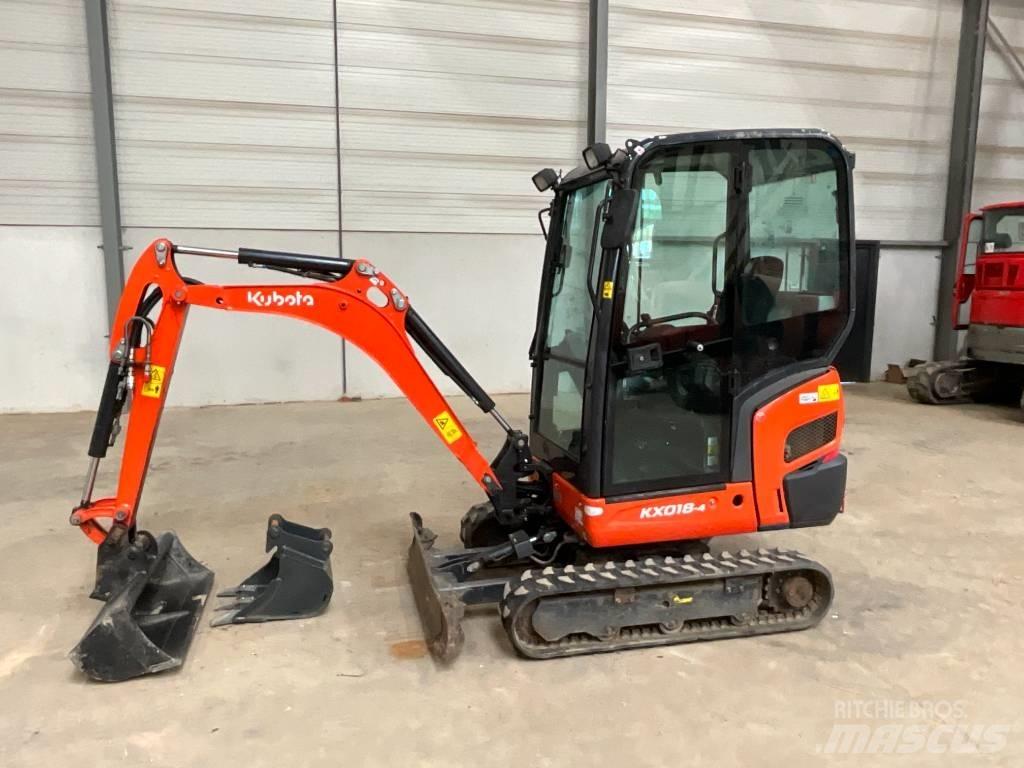 Kubota KX 018-4 Mini pelle < 7t