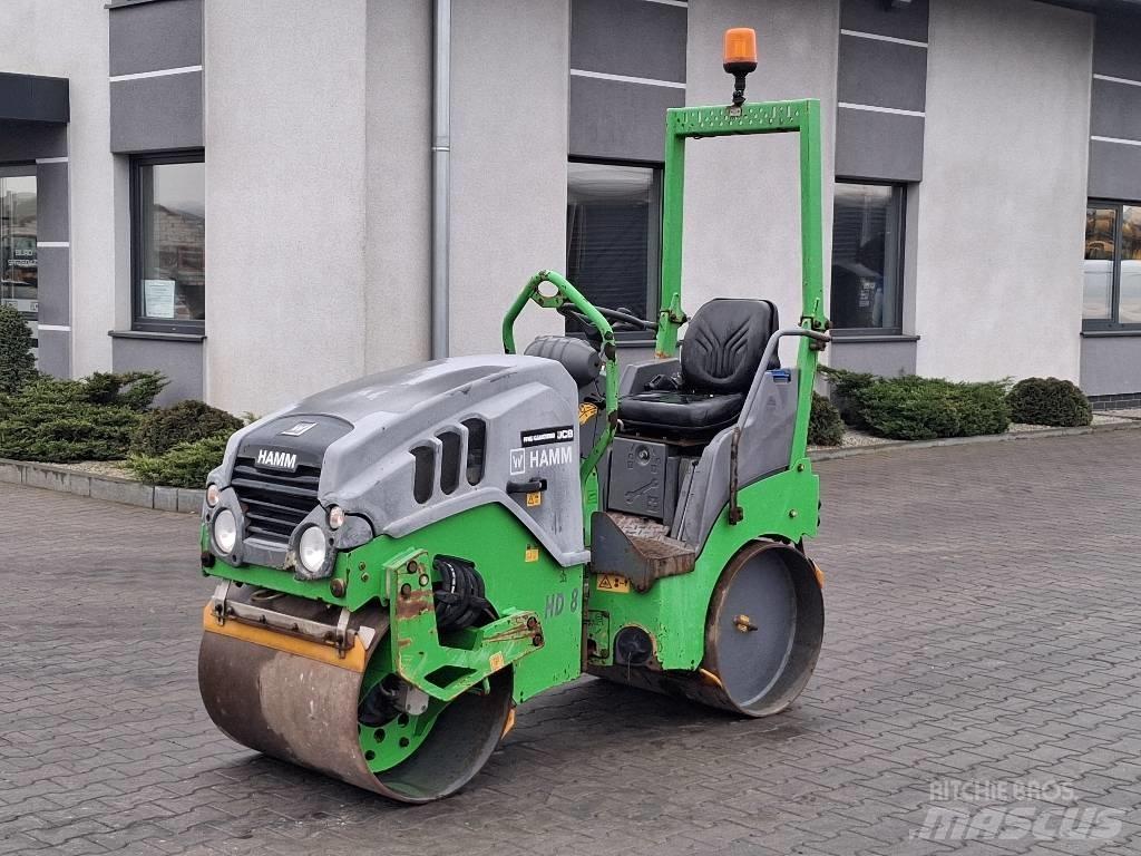 Hamm HD 8 VV Rouleaux tandem