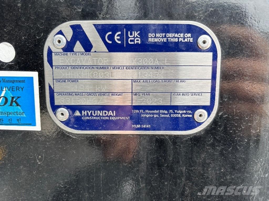 Hyundai HX300A L Pelle sur chenilles
