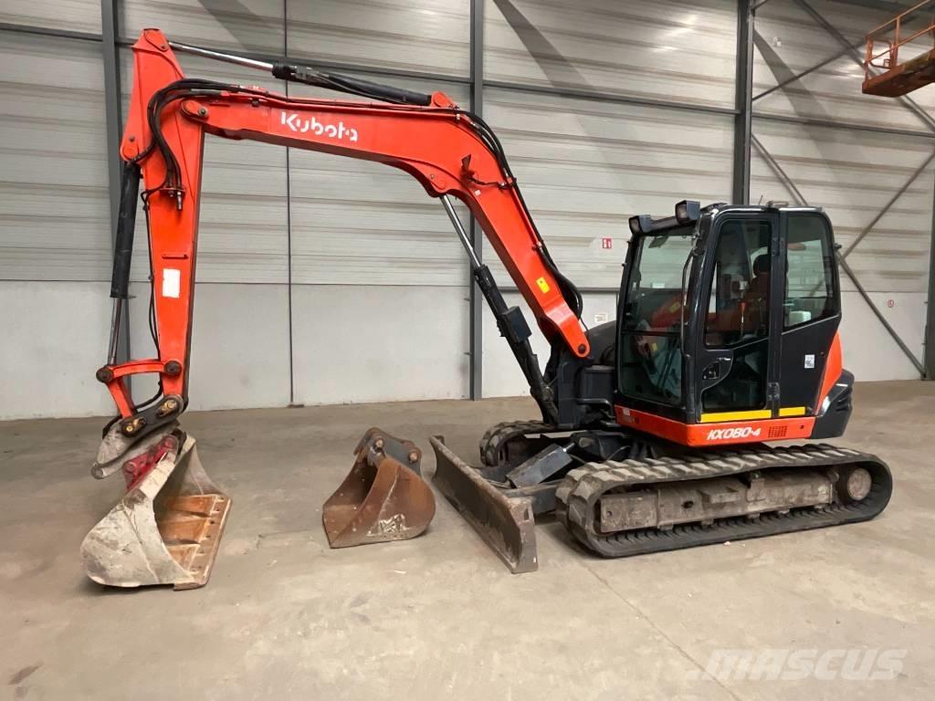 Kubota KX 080-4 Mini pelle 7t-12t
