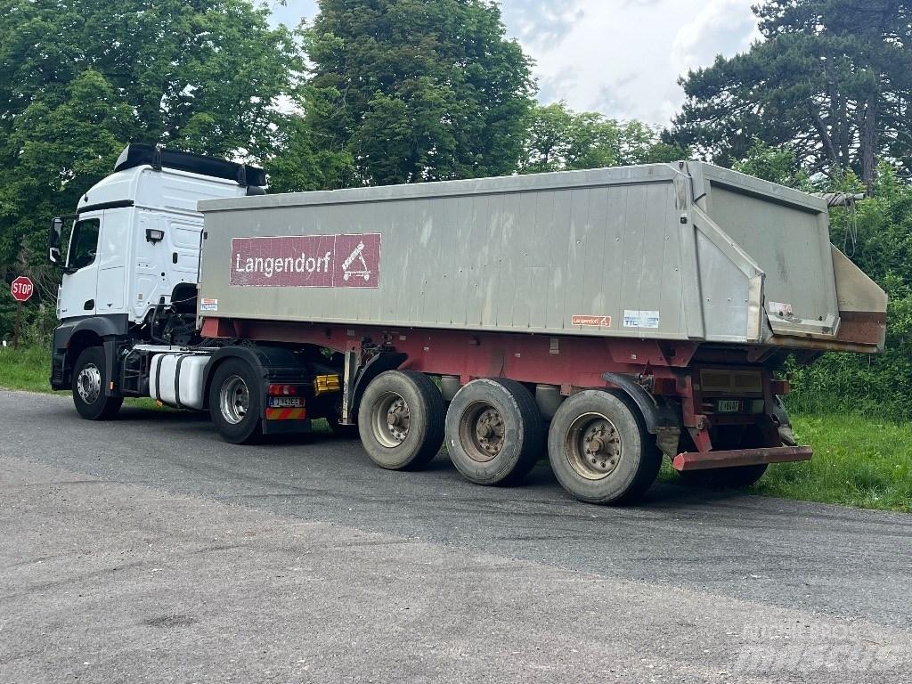 Langendorf SKA 24/29 Benne semi remorque
