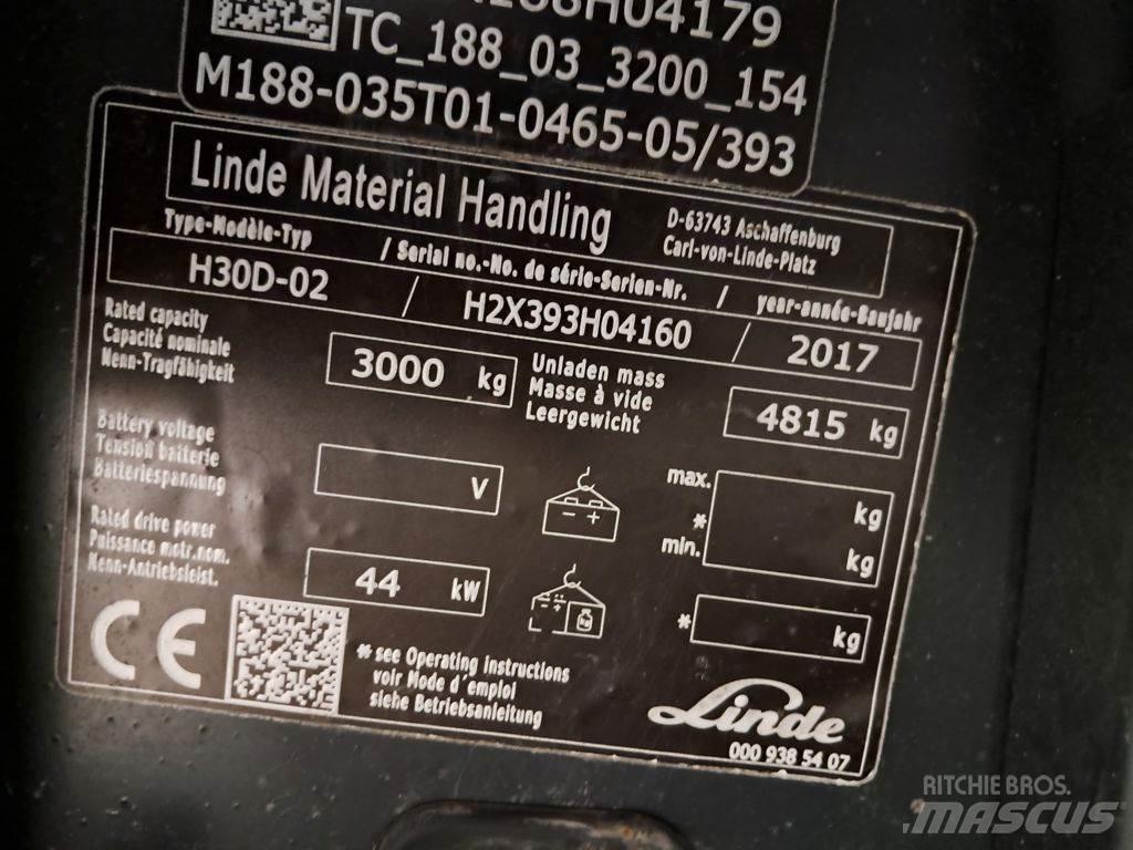 Linde H30D-02 Chariots diesel