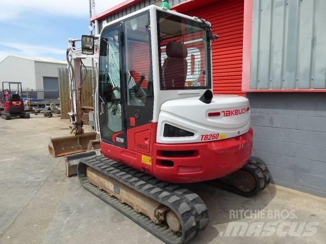 Takeuchi TB 260 Mini pelle < 7t