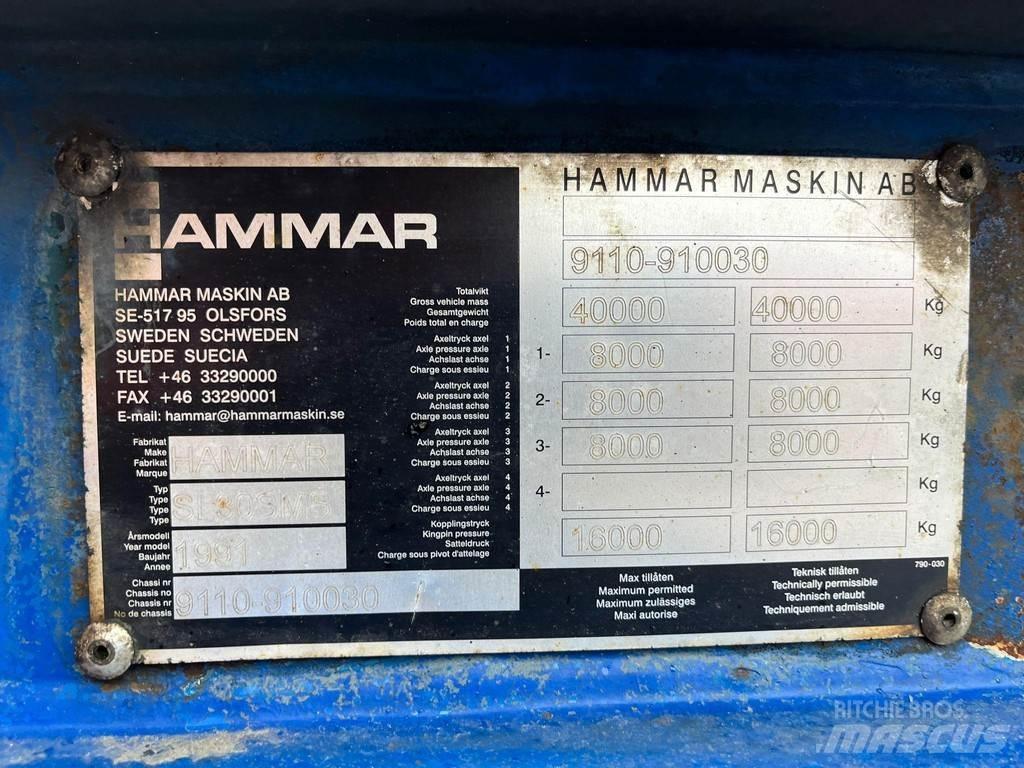 Hammar SL 30 SMS Semi remorque porte container