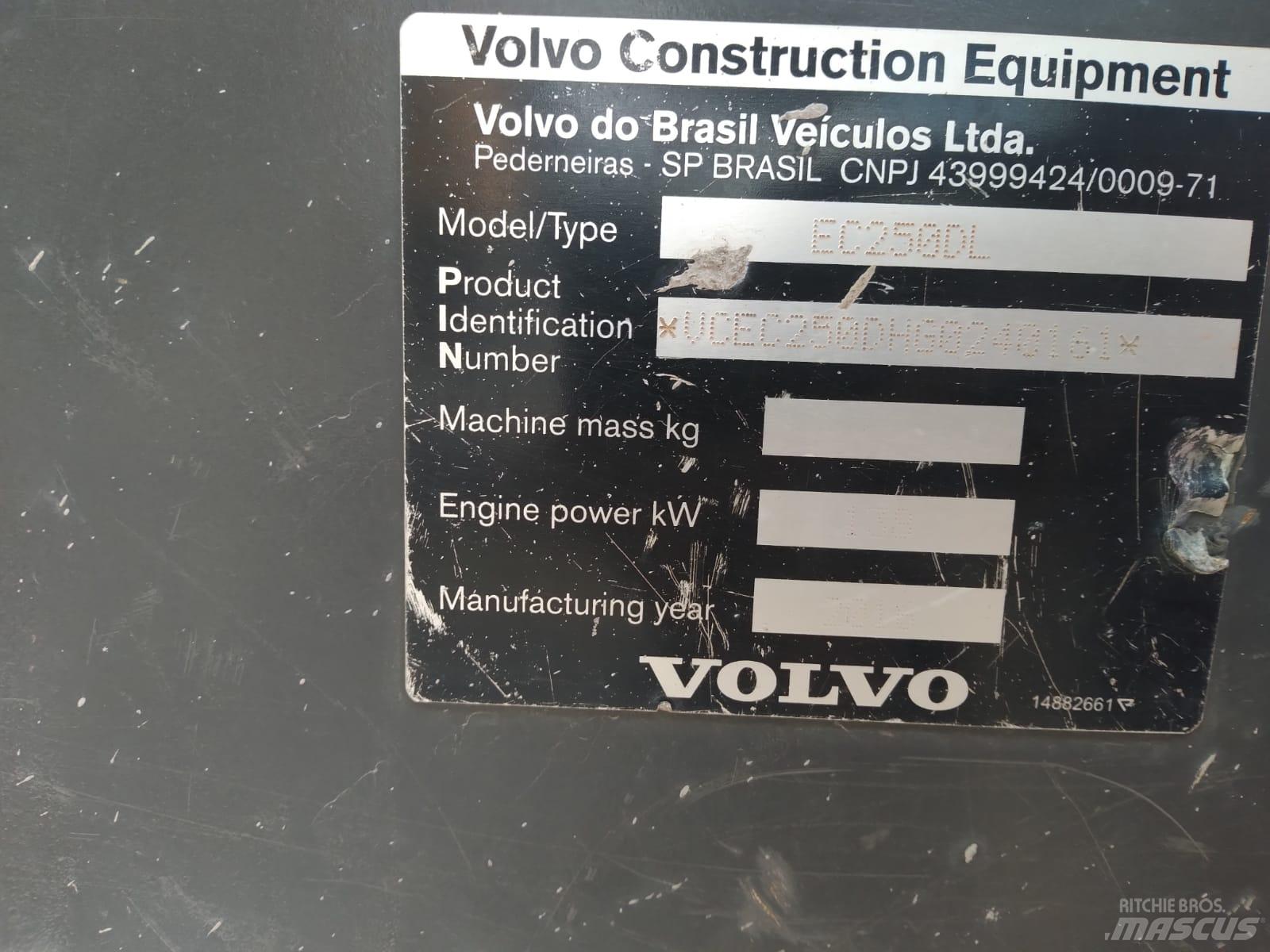 Volvo EC 250 D L Pelle sur chenilles