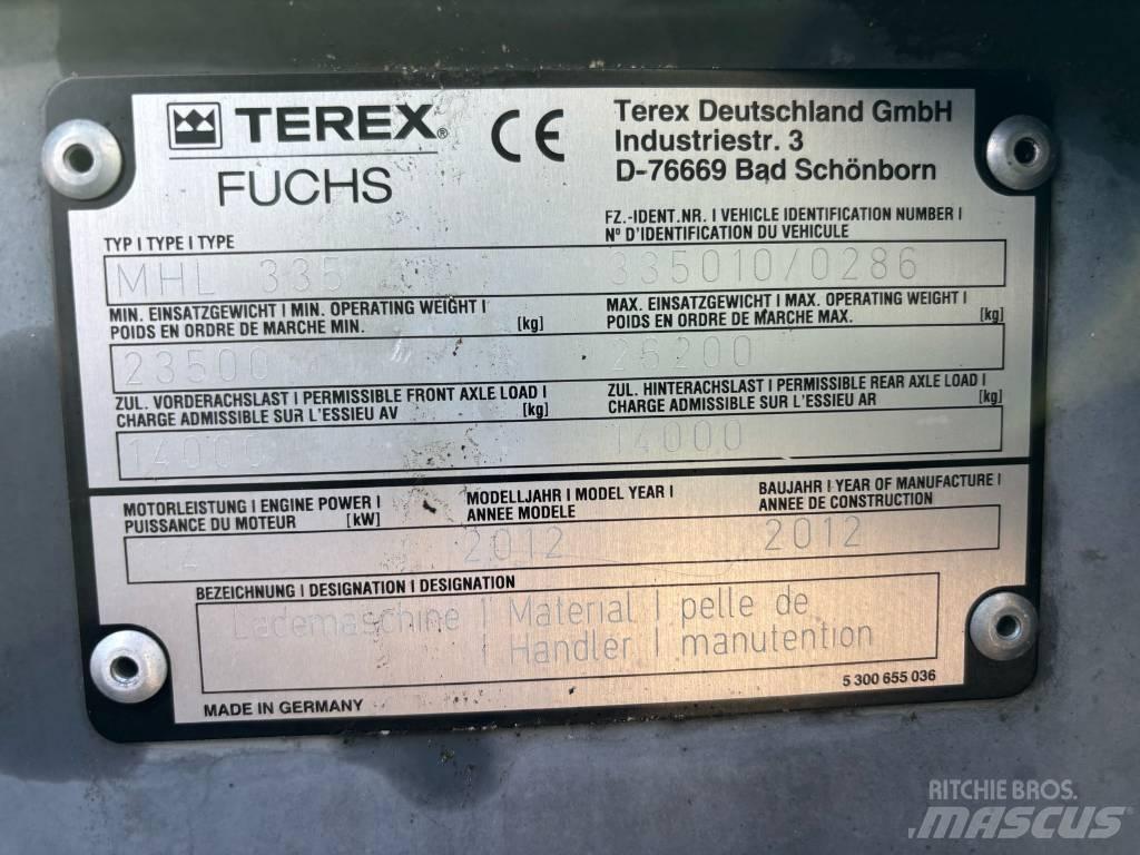 Fuchs MHL 335 Pelle à déchets