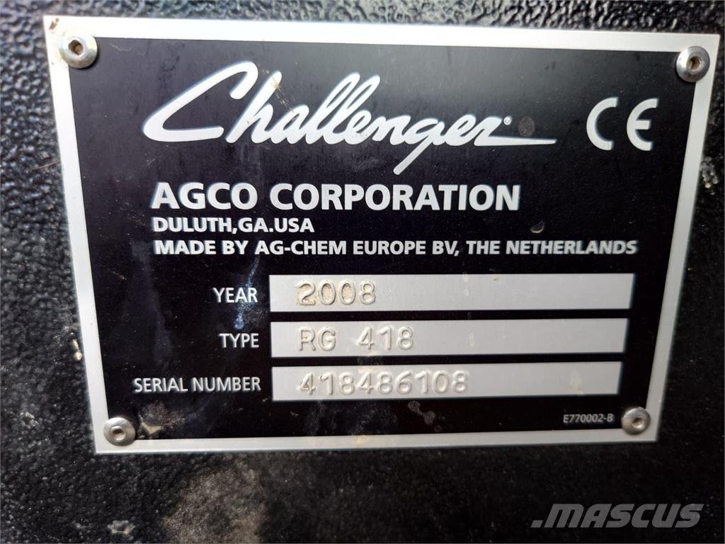 Challenger RG418 Pulvérisateurs automoteurs