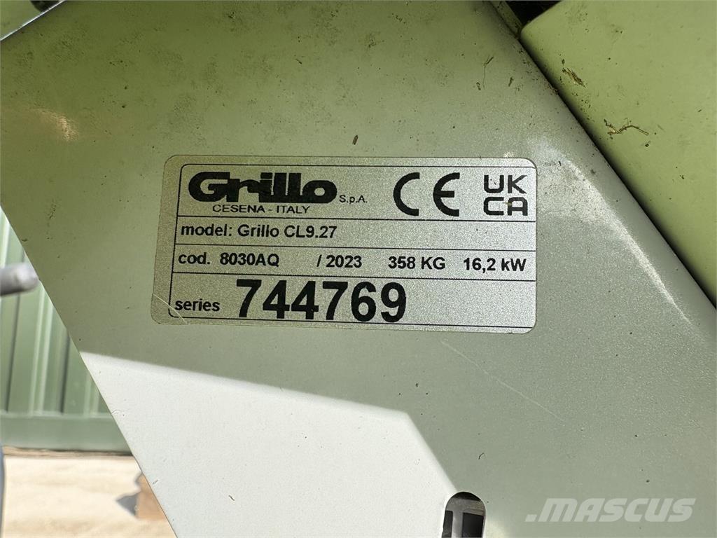 Grillo Climber 9.27 Tondeuses montées