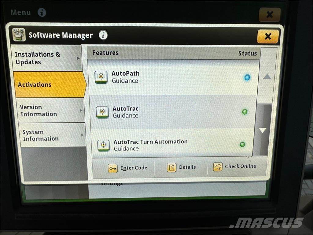 John Deere 8RX 410 Tracteur