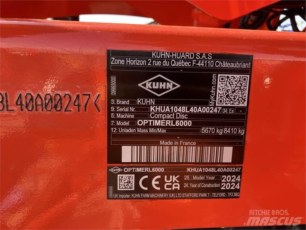 Kuhn L6000 Déchaumeur, cultivateur