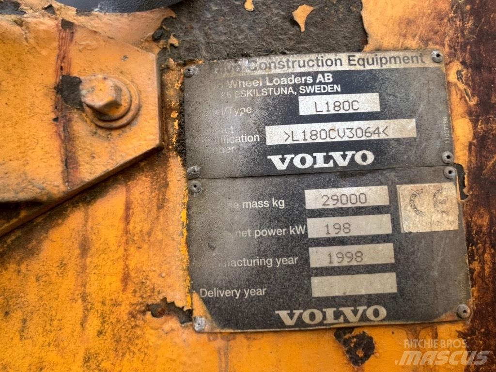 Volvo L180c Chargeuse sur pneus