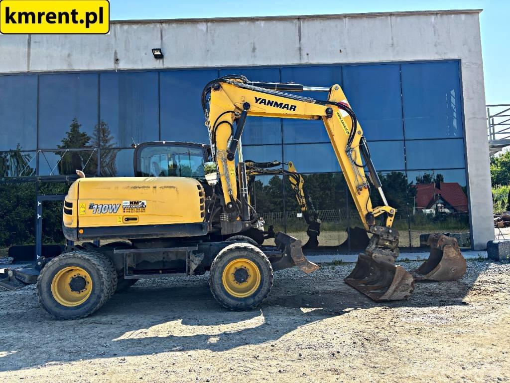 Yanmar B 110 W Pelle sur pneus