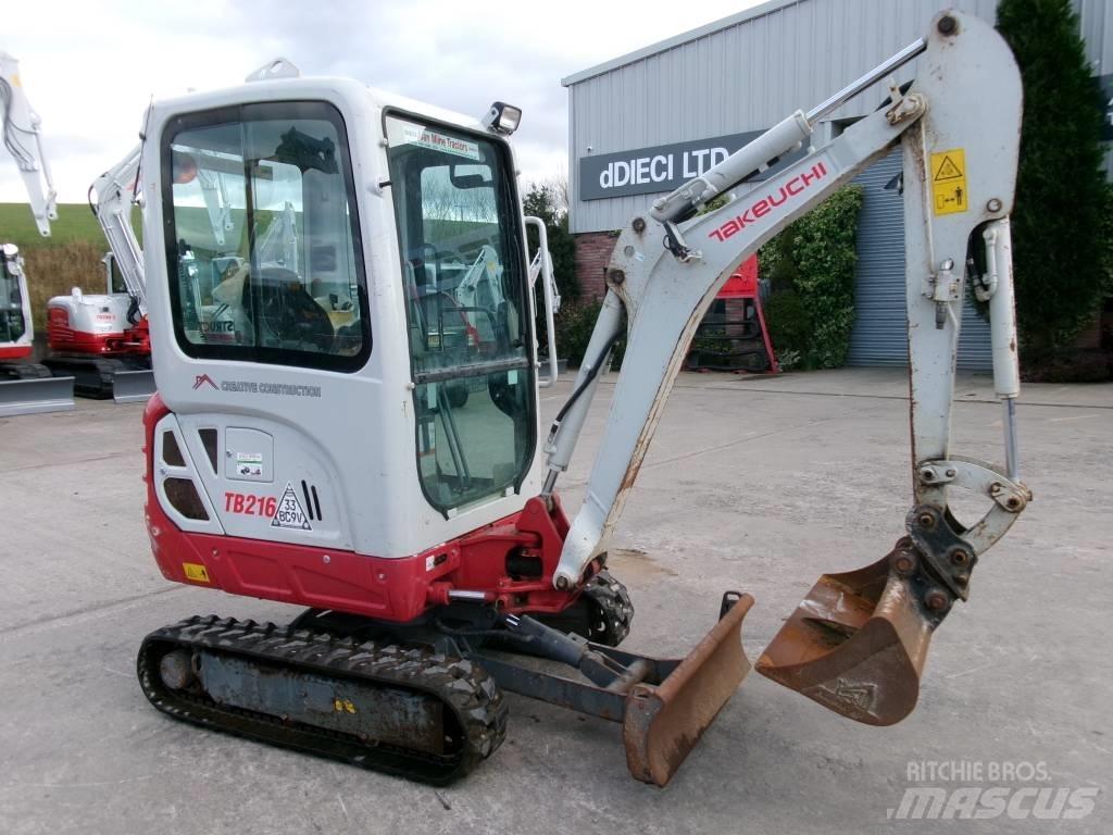 Takeuchi TB 216 Mini pelle < 7t