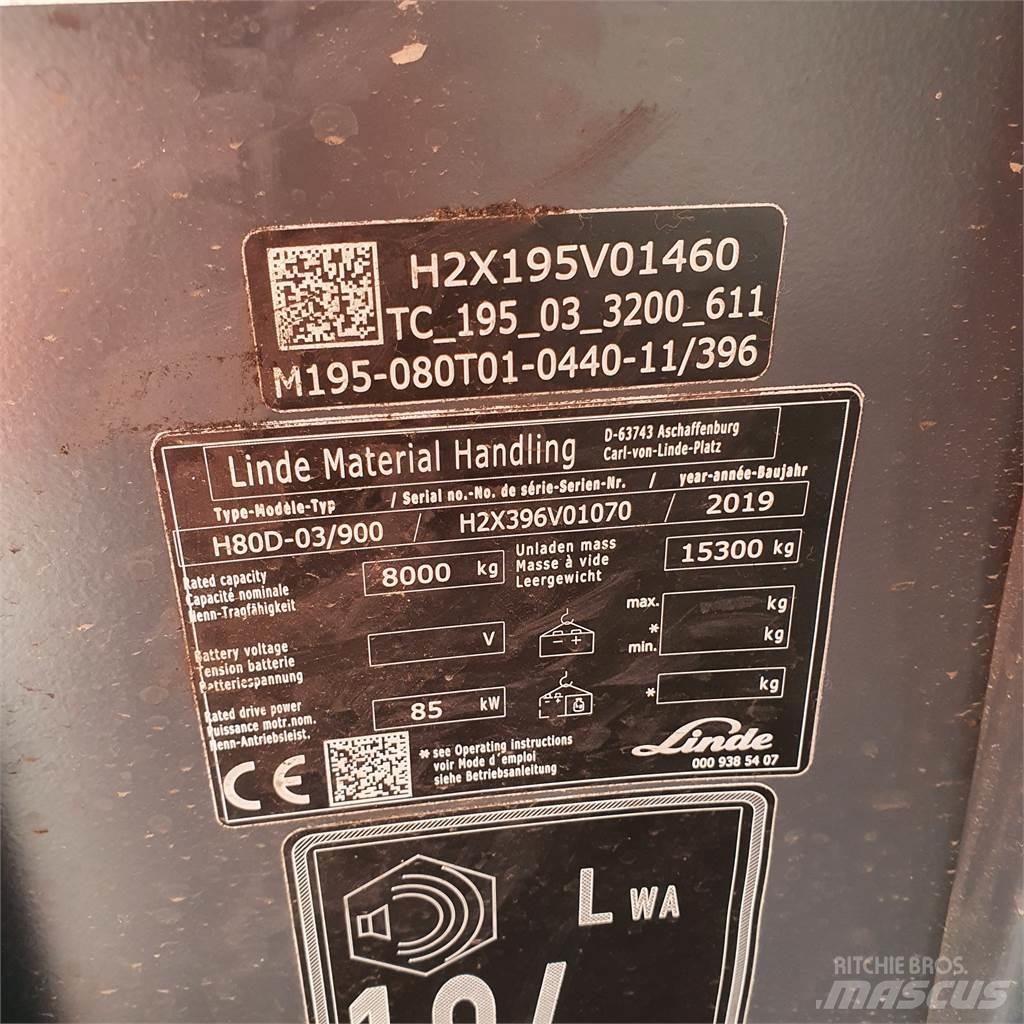 Linde H80D/900 Chariots diesel