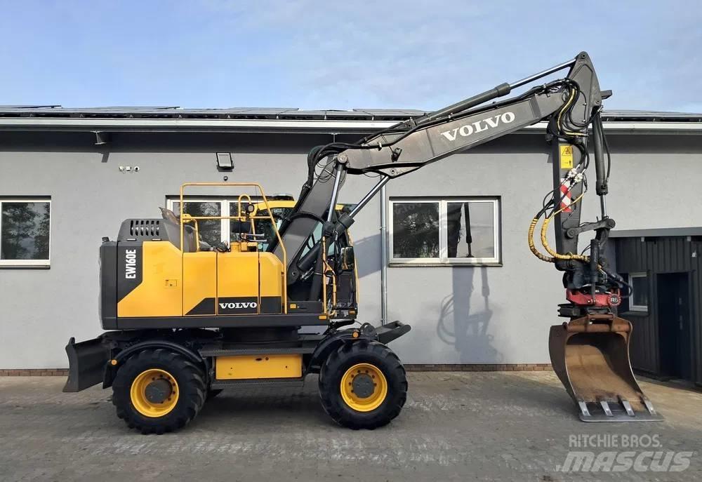 Volvo EW 160 E Pelle sur pneus