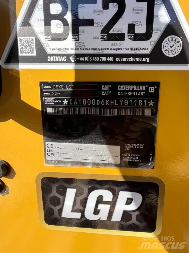 CAT D6 XE LGP Bouteurs sur chenilles