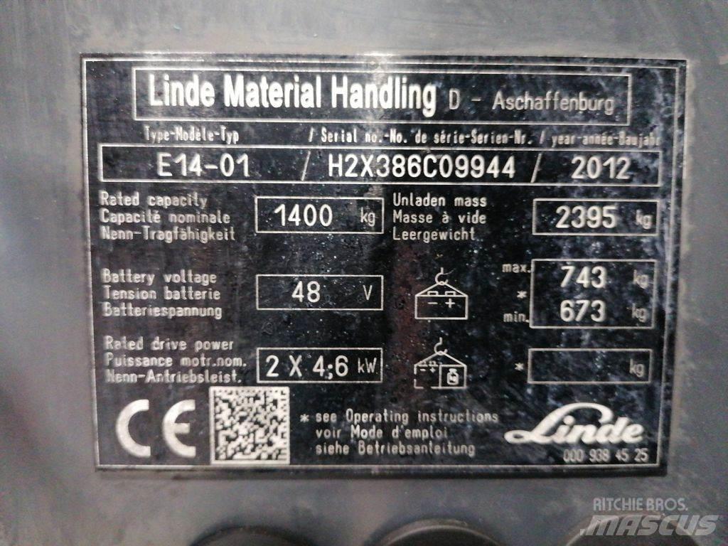 Linde E14-01 Chariots élévateurs électriques