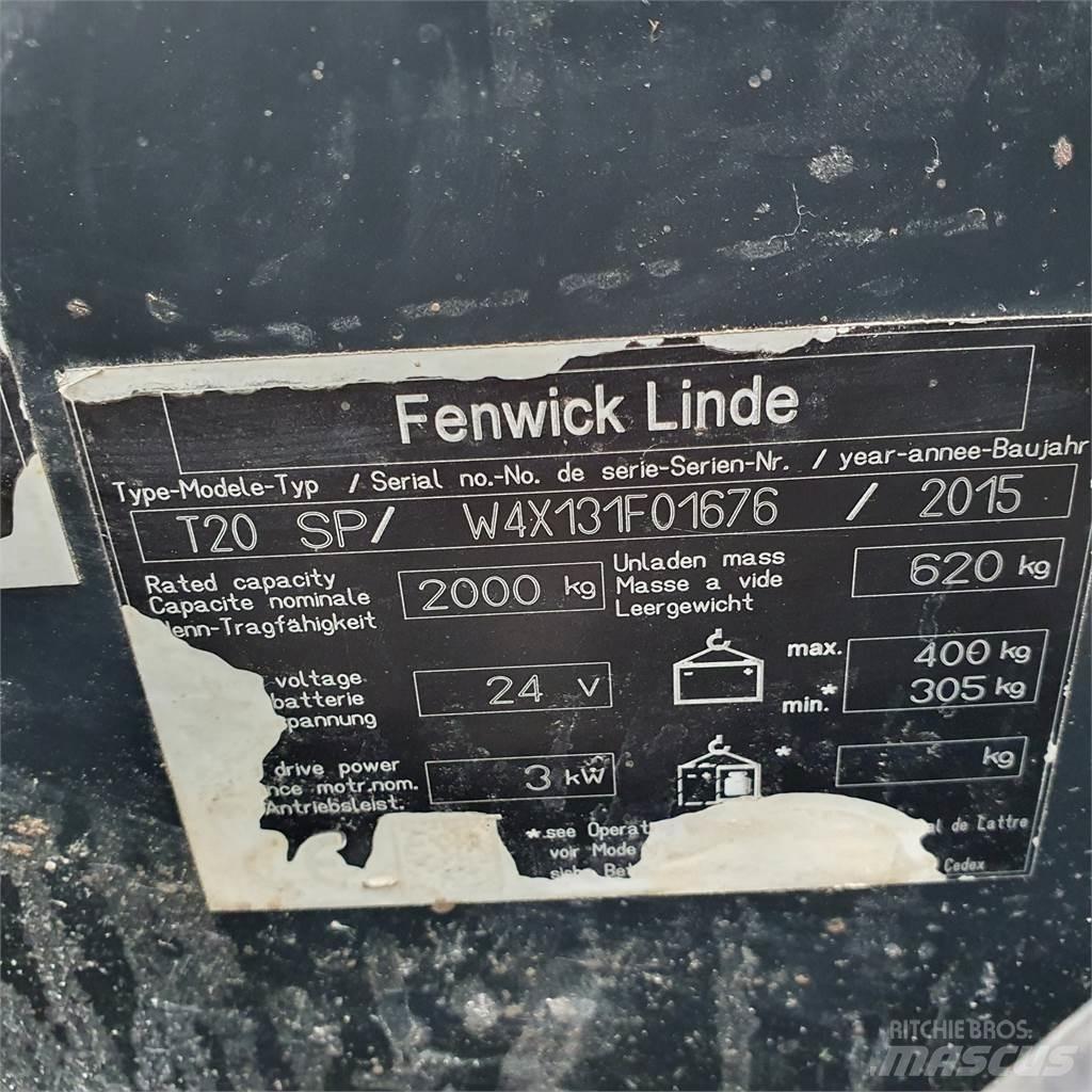 Linde T20SP kurz Transpalette accompagnant