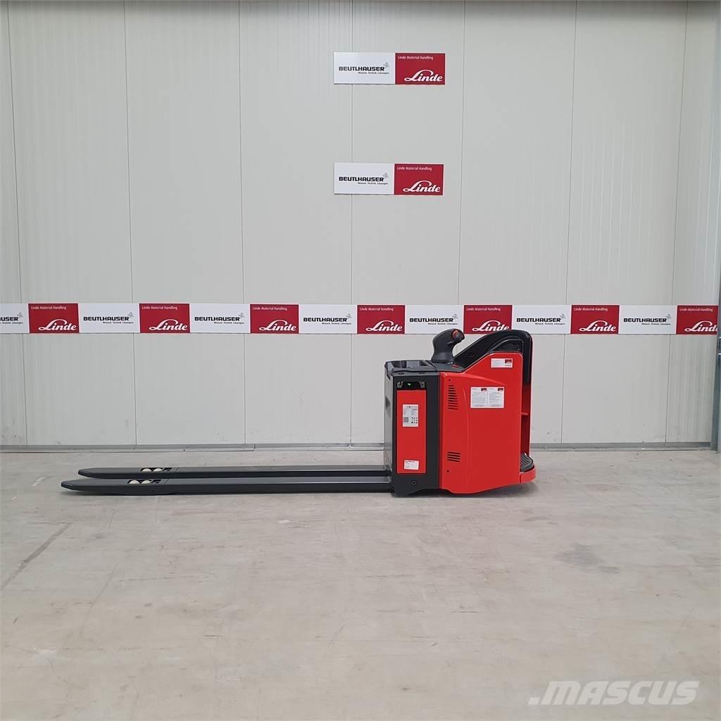 Linde T20SP lang Gerbeur accompagnant