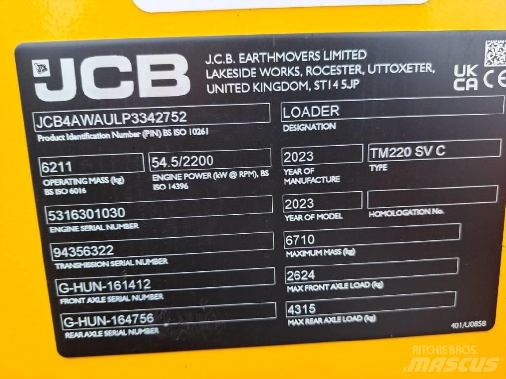 JCB TM 220 SV Chargeuse sur pneus