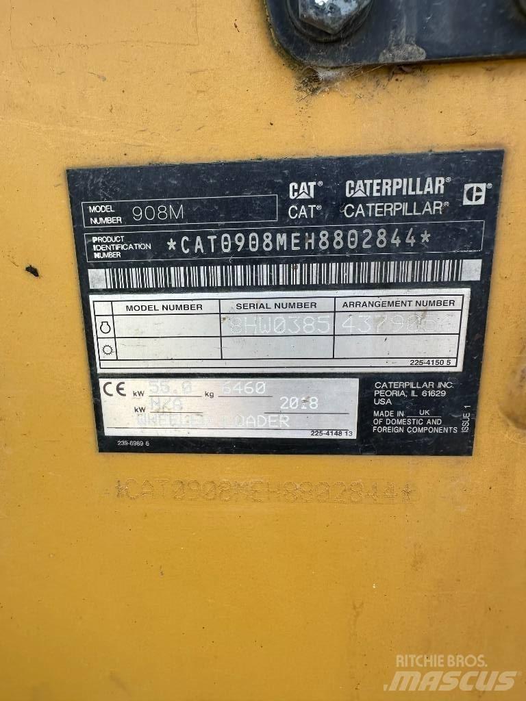 CAT 908M Chargeuse sur pneus