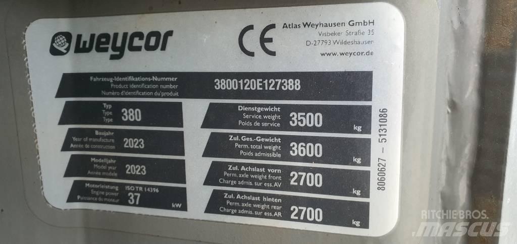 Weycor AR 380 Chargeuse sur pneus