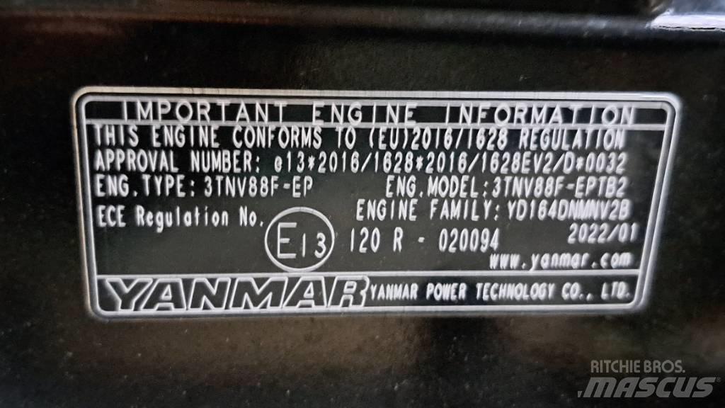 Yanmar 3TNV88F-EPTB2 Moteur
