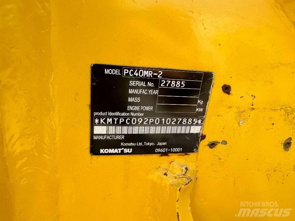 Komatsu PC 40 Mini pelle < 7t