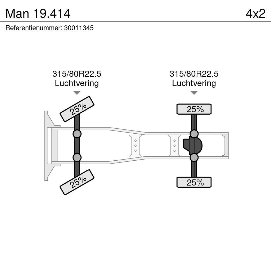 MAN 19.414 Tracteur routier