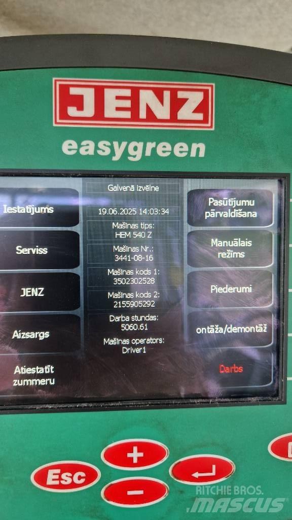 JENZ HEM 540Z Broyeur de végétaux