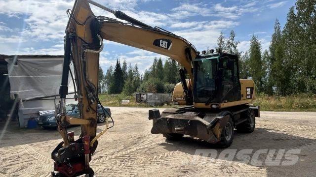 CAT 316 D Pelle sur pneus