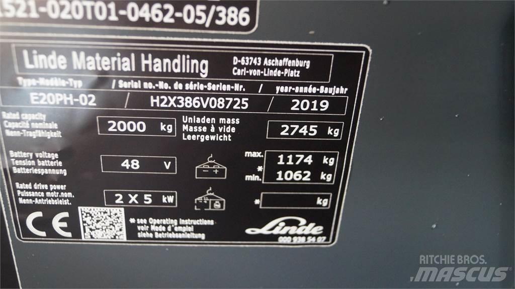 Linde E20PH Chariots élévateurs électriques