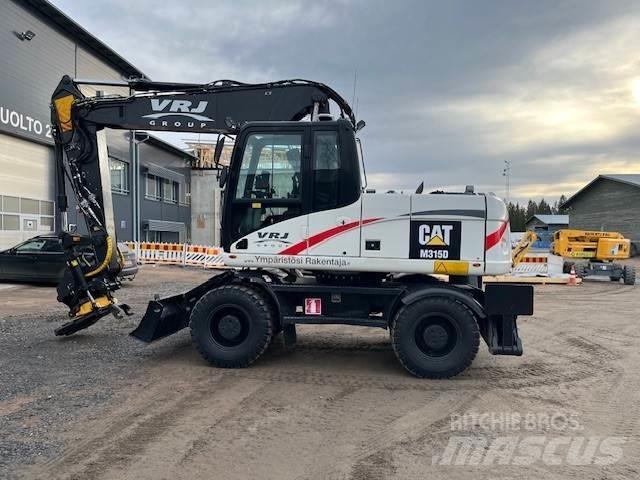 CAT 315D Pelle sur pneus