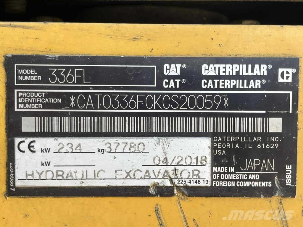 CAT 336 FL Pelle sur chenilles