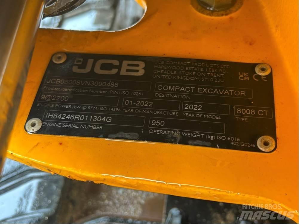 JCB MICRO 8008 Mini pelle < 7t