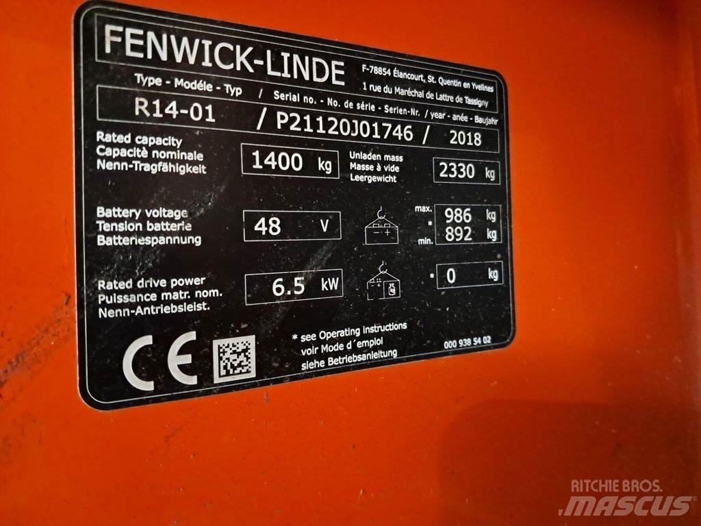 Linde R14-01 Chariot à mât rétractable