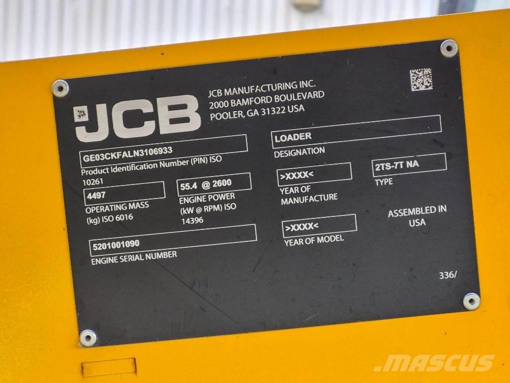 JCB 2 TS 7T Chargeuse compacte