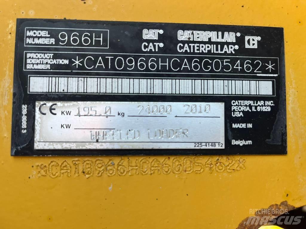 CAT 966 H Chargeuse sur pneus